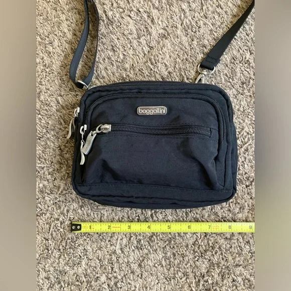 😎Baggallini Mini Cross Body Black - Picture 12 of 15